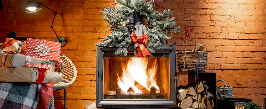 Travis Industries Linear Gas Fireplace Installation in Troy, Alabama
