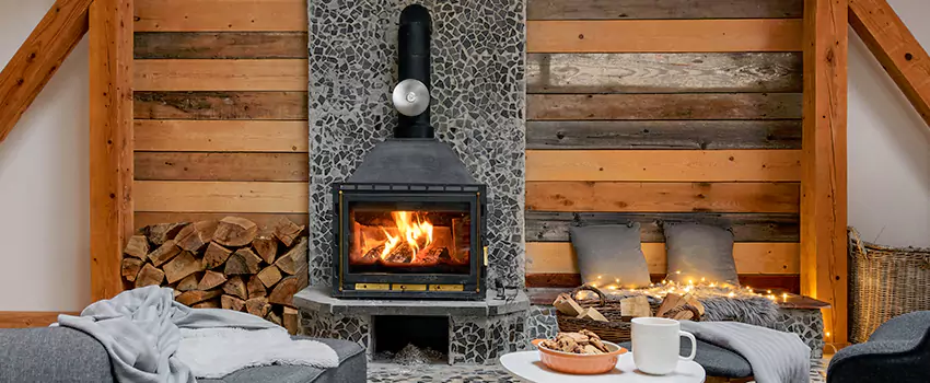 Thelin Hearth Products Direct Vent Gas Stove Fireplace Inspection in Troy, Alabama