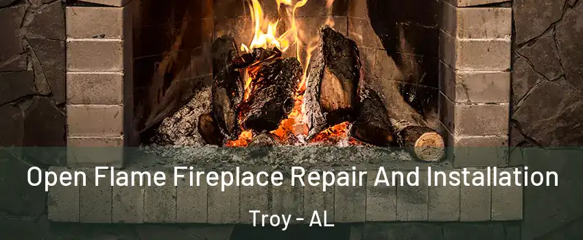  Open Flame Fireplace Repair And Installation Troy - AL